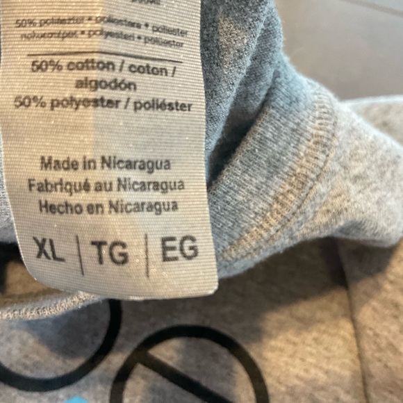 GILDAN Dry Blend Mens Crew Neck Short Sleeve Gray Tee Size XL - Picture 8 of 8